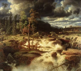 Wasserfall in Småland